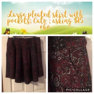 Pleated skirt Cato